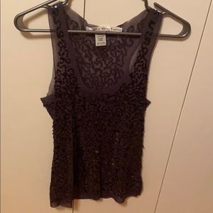 Max Studio Sequin Tank Top